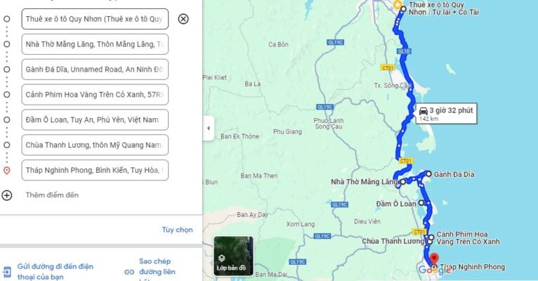 Lịch trình du lịch Quy Nhơn - Phú Yên