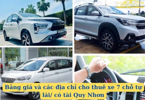 Bảng giá cho thuê xe 7 chỗ Quy Nhơn
