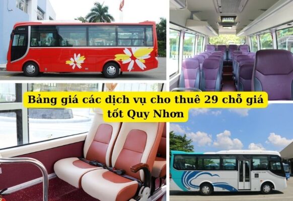 Dịch vụ thuê xe 29 chỗ giá tốt Quy Nhơn
