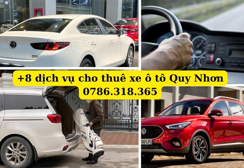 Các đơn vị cho thuê xe ô tô Quy Nhơn giá tốt