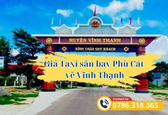 Bảng giá taxi sân bay Phù Cát về Vĩnh Thạnh