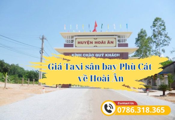 Bảng giá taxi sân bay Phù Cát về Hoài Ân