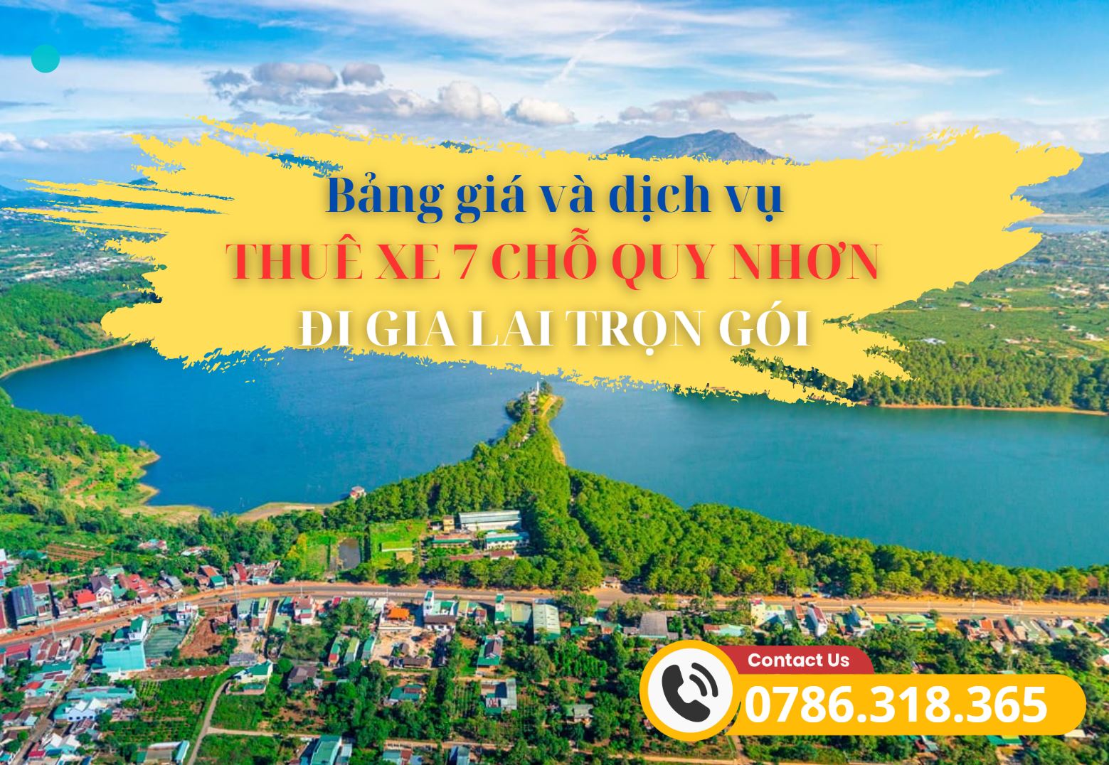 Bảng giá thuê xe 7 chỗ Quy Nhơn đi Gia Lai trọn gói