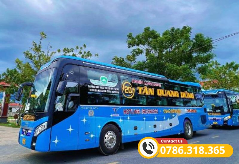 Nhà xe Tân Quang Dũng chuyên tuyến Đà Nẵng - Quy Nhơn - Đà Lạt