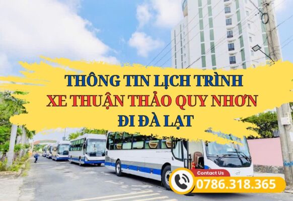 Cập nhật thông tin đặt vé, lịch trình xe Thuận Thảo Quy Nhơn đi Đà Lạt